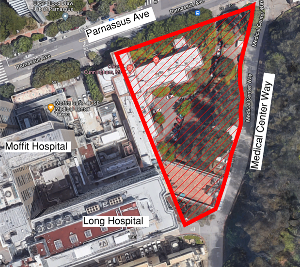 Constrained UCSF Parnassus hospital site